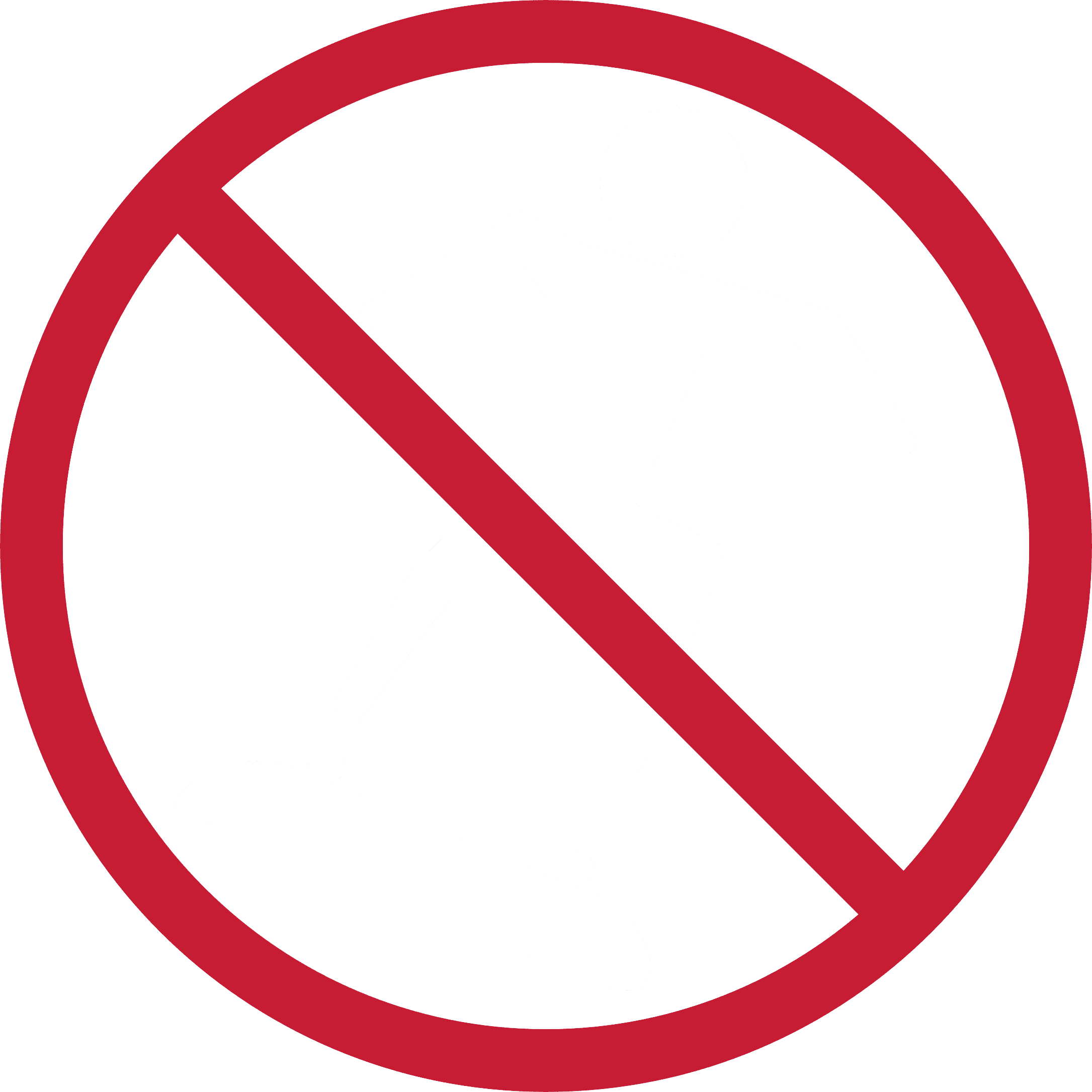 NO SKATEBOARDS sign